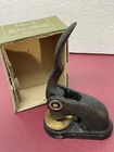 Vintage Cast Iron Desk Seal Press Embosser Original Box No  0