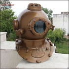 Antique Us Navy Style Diving Divers Helmet Solid Steel Vintage Deep Sea Replica