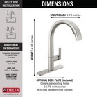 Delta Keele Pull-down Kitchen Faucet Spotshield Stainless-certified Refurbished