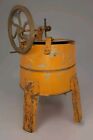 Antique Painted Tin Model Of Working Hand Crank Agitator Washing Machine 10 