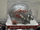 Chris Henry Jr Ohio State Buckeyes Mini Signed Helmet Coa Ncaa Autograph