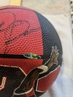 Micheal Jordan Signed Uda Red black Basketball