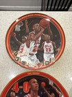 Michael Jordan Chicago Bulls Basketball Decorative Mini Collector Plate Lot set