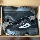 New Fila Disruptor Ii Sneakers   Us Size 5  Black