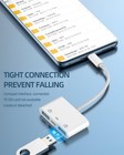 Usb To Usb Cable Adapter Female Splitter Dual Otg Macbook For Apple  3in1  Fa   