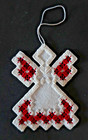 Hand Embroidered - Hardanger Angel - New