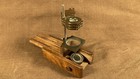 Rare Antique J  J  Bausch Excelsior Pocket Microscope W  Wooden Case Pat  1874