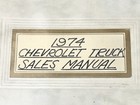 1974 Chevrolet Truck Sales Album  - Original Loose Leaf Pages From Dealer Album