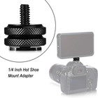 Weewooday 8 Pack Hot Shoe Adapter Kit  1 4 -20 Cold Shoe Mount   Flash Stand Mou