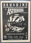 Hawkwind 1976 Vintage Poster Advert Astounding Sounds Amazing Music Charisma