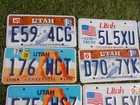 Lot Of 12 Utah License Plates Good To Better Condition