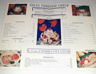 Vintage Coles Fountain Lunch Oregon Restaurant Menu Damascus Ice Cream 50s Diner