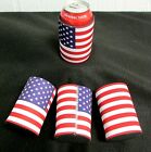 Patriotic Can Holder Cooler Soda Beer Insulator Koozie Stars Stripes  1  New L1