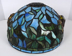 Vintage Tiffany Style Stained Glass Lamp Shade Turtle Motif 12    Read