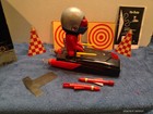 Vintage Z-man The Brain Printed Circuit Robot Missile Car  1956 Works W Box