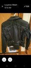 Harley Davidson Ladys Motorcycle Black Leather Jacket W zip-up Pocketssize Small