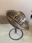 Washington Redskins Brass Metal Football With Stand Vintage Collectible Rare