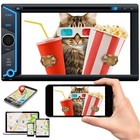 200w 6 2  Touch Screen Mirror Link Gps For Android   Ios  rearview Backup Camera
