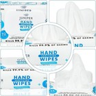 Hand Sanitizing Wipes  Alcohol Free 72 Count Disposable Hand Sanitizer Wipes