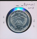 Yemen - Space 2 R  1969 Gem Proof Crown - Silver -  3632 - Read  