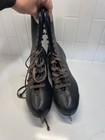 Vintage Black Figure Ice Skates Men s Size 8 Classic Recreational Skates