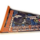 Vintage 1998 Denver Broncos Super Bowl Xxxii Champions 29 Inch Nfl Pennant