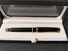 Pilot Falcon Fountain Pen In Black   Gold - Soft Flexible Extra Fine Point
