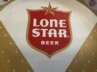 Lone Star Beer Round Metal Serving Tray 13       certified Quality    1962-1969
