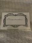 Subrahmanyan Chandrasekhar Signed Card