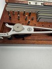 Vintage K e Leroy Lettering Set Keuffel   Esser Drafting Kit Oak Wood Case