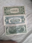 1 Silver Certificate 1938 Us Treasury Department   2  2 Dollar Bill 1953  1956