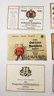 Vintage Wine Label Lot Of 9 German 1962  1966  1967