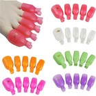 Nail 10pcs Plastic Art Wrap Off Toe Remover Clip Gel Soak Uv Polish Caps Uk