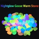 100x Glow In The Dark Pebbles Stones Luminous Garden Walkaway Tank Aquarium Fish