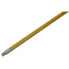 6364 Lacquered-wood Threaded-tip Broom sweep Handle  60   Natural