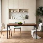 Large Industrial Dining Table 71  Long For 6-8 People Kitchen Table Furniture