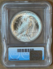 Icg Ms69 1933-s High Relief Peace Dollar By Daniel Carr W coa Moonlight Mint