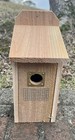 Handmade Cedar Bluebird Birdhouse Wren Chickadee Nest Box Audubon New Bird House