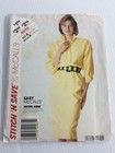 1989 Mccalls 4096 Vintage Sewing Pattern Womens Dress Size 6 8 10