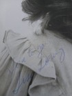 Vintage Signed B w  8 By 10 Photo Of Lisa Loring - Wednesday In Addams Family