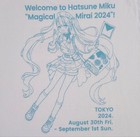 Magical Mirai 2024 T-shirt  Size S  Tokyo