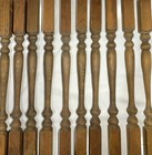Lot Of 10 Vtg 28    Wooden Cedar Spindles Baulisters Hand Spun Salvage Turned