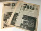 Emerson Lake Palmer Elp Vintage Original 3pc Clipping Greg Lake Int 1971 Uk