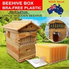 7x Upgraded Auto Honey Beehive Bee Hive Frames   Beekeeping Brood Cedarwood Box