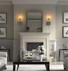 Dimmable Battery Operated Wall Sconces W  Glass Shades  Rechargeable Wall Lights