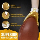 Handlandy Youth Football Gloves  Kids Sticky Receiver Gloves