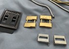 Lot Of 1960   s Indiana Police Uniform Insignia Whistles Patches Bars Pins 90 Pc