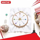 Minthe 100pcs Sewing Pins For Fabric  Straight Pins Sewing With Multi Colour