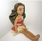 Disney Store Authentic Moana Plush Doll 20  Stuffed Animal Movie Princess Soft