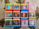 Vintage Fisher Price Incrediblock Activity Center Cube With 12 Peek A Blocks
